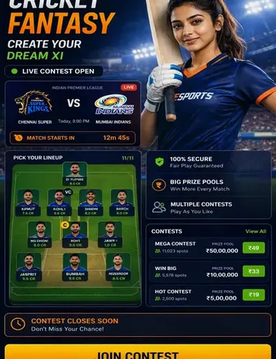 Khelo24 (khelo24 apk) fantasy cricket & matchday visual 3