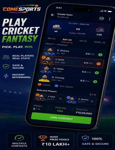 Khelo24 (khelo24 apk) fantasy cricket & matchday visual 2